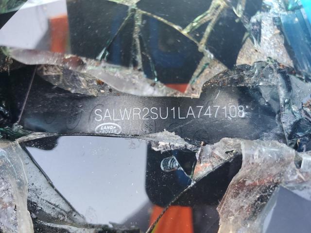 2020 LAND ROVER RANGE ROVE SALWR2SU1LA747108