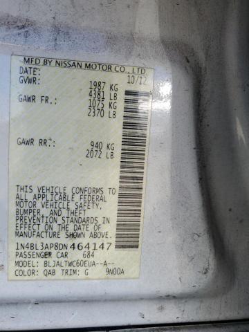 2013 NISSAN ALTIMA 3.5S - 1N4BL3AP8DN464147