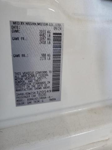 2025 NISSAN ALTIMA SV 1N4BL4DW2SN320549