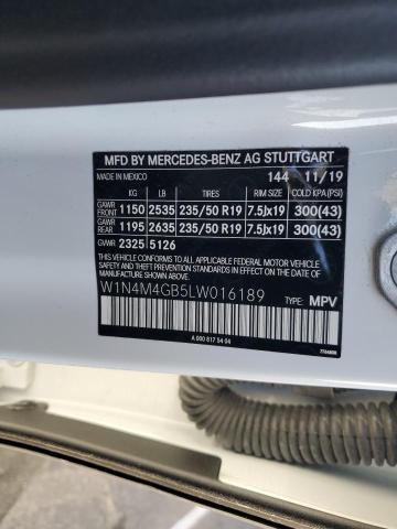 2020 MERCEDES-BENZ GLB 250 W1N4M4GB5LW016189