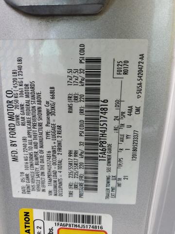 2018 FORD MUSTANG - 1FA6P8TH4J5174816