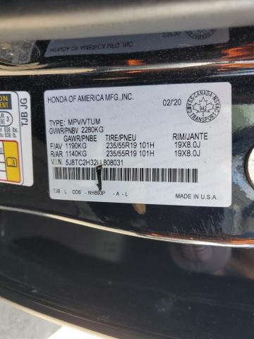 2020 ACURA RDX 5J8TC2H32LL808031
