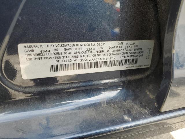 2010 VOLKSWAGEN JETTA SE - 3VWTZ7AJ3AM664257