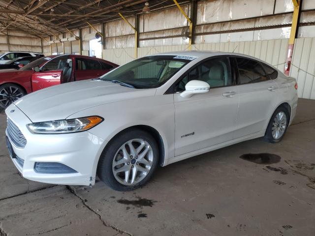 FORD FUSION SE 2014 white  hybrid engine 3FA6P0LU4ER268468 photo #1