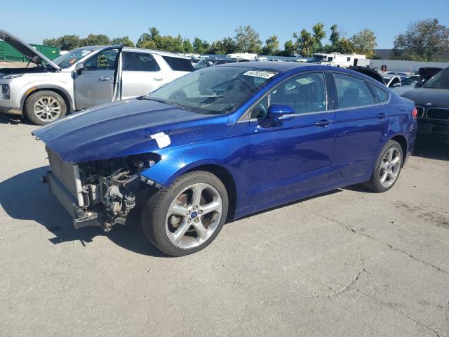 FORD FUSION SE 2015 blue  gas 3FA6P0H93FR203889 photo #1