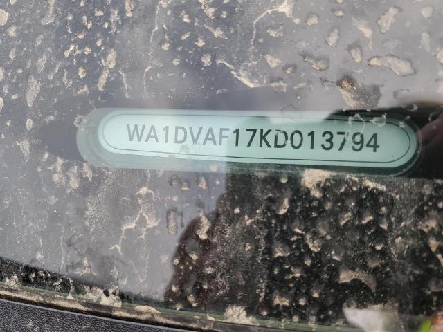 2019 AUDI Q8 PROGRES - WA1DVAF17KD013794