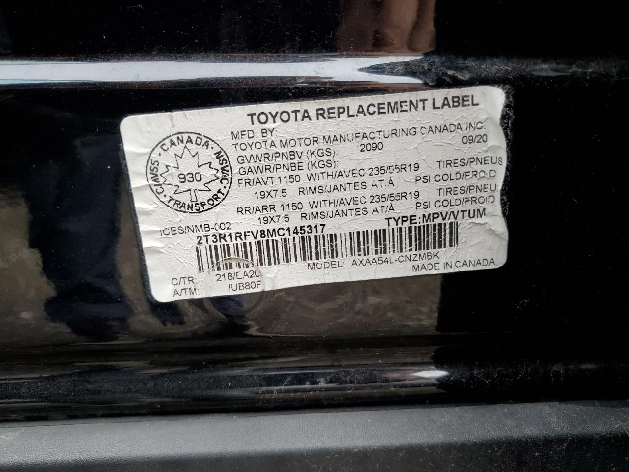TOYOTA RAV4 XLE