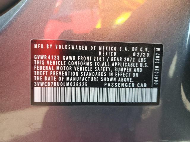 2020 VOLKSWAGEN JETTA S - 3VWCB7BU0LM038925