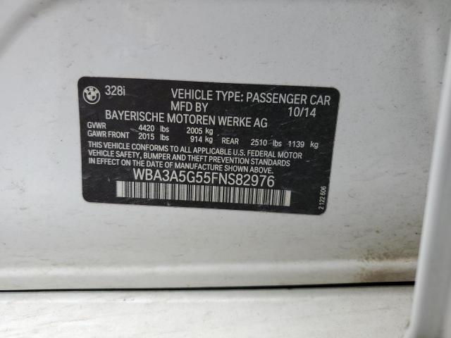 2015 BMW 328 I WBA3A5G55FNS82976