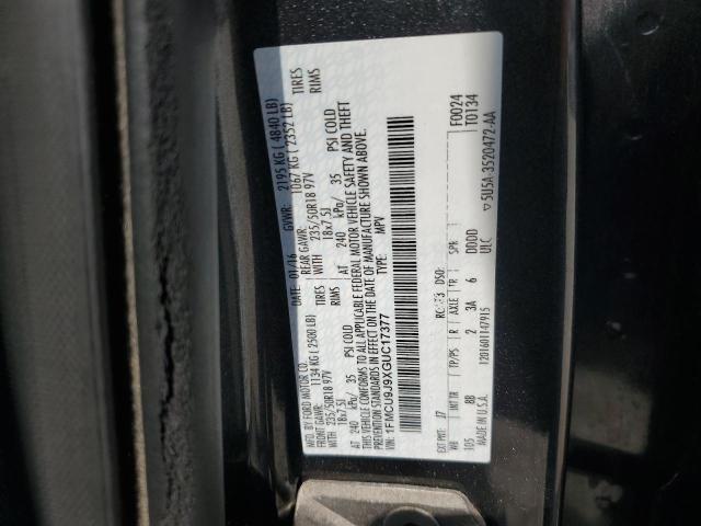 2016 FORD ESCAPE TIT 1FMCU9J9XGUC17377