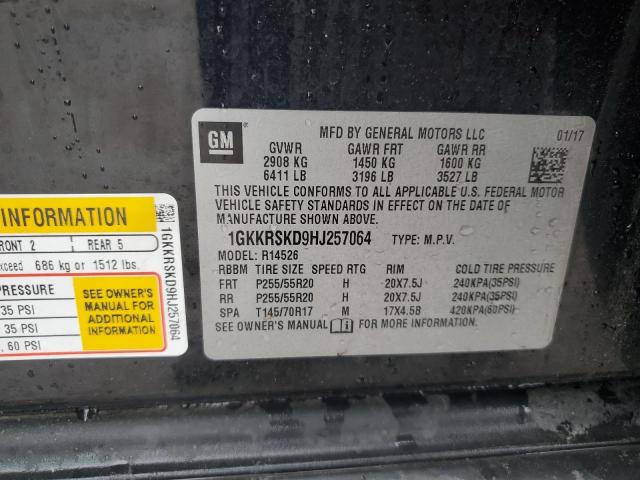 2017 GMC ACADIA LIM - 1GKKRSKD9HJ257064