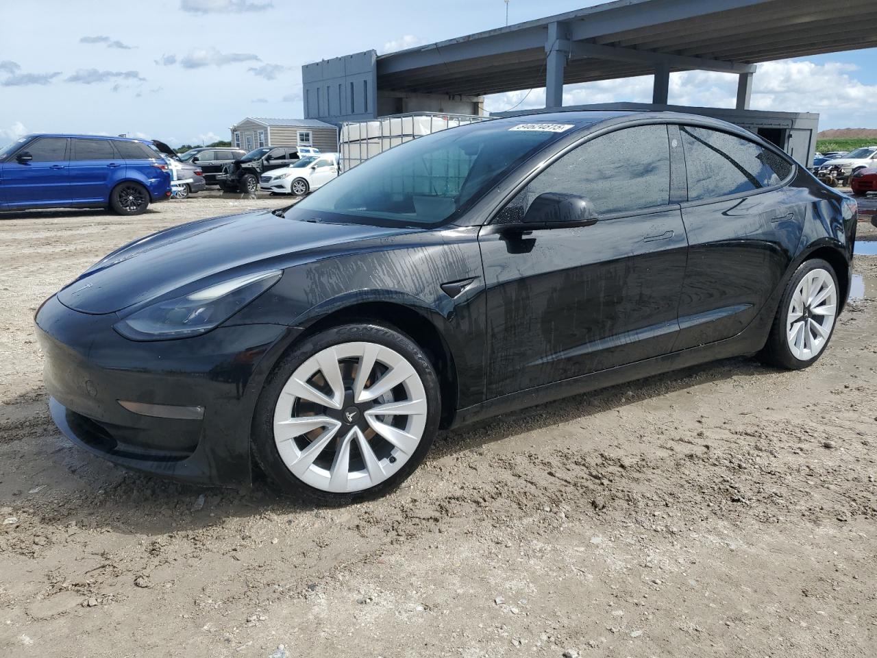 Lot #3257294782 2021 TESLA MODEL 3