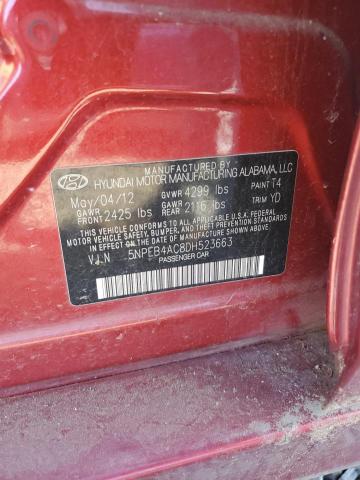 2013 HYUNDAI SONATA GLS #3246750835