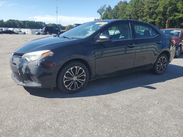 TOYOTA COROLLA L 2015 black sedan 4d gas 5YFBURHE0FP301304 photo #1