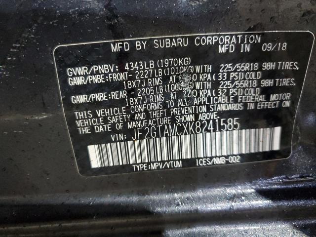 2019 SUBARU CROSSTREK #3265253985