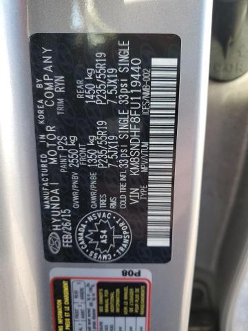 2015 HYUNDAI SANTA FE G KM8SNDHF8FU119440