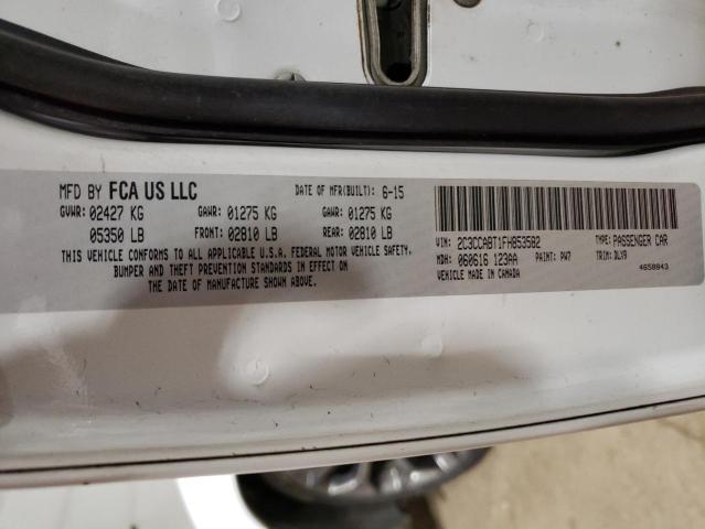 2015 CHRYSLER 300 S 2C3CCABT1FH853582