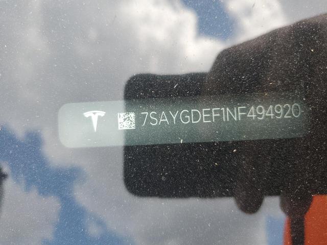 2022 TESLA MODEL Y - 7SAYGDEF1NF494920