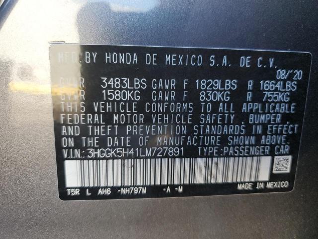 2020 HONDA FIT LX - 3HGGK5H41LM727891