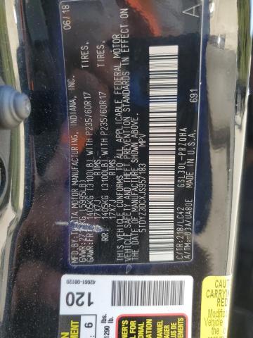 2018 TOYOTA SIENNA XLE 5TDYZ3DCXJS957183