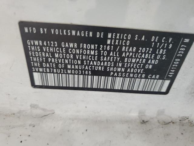 2020 VOLKSWAGEN JETTA SEL 3VWEB7BU2LM003165