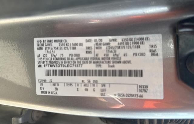 2020 FORD F350 SUPER DUTY - 1FT8W3DT9LEC71377