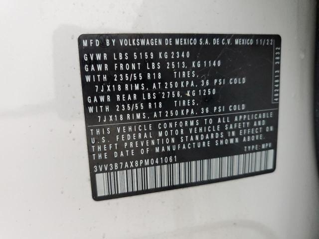 2023 VOLKSWAGEN TIGUAN SE 3VV3B7AX8PM041061