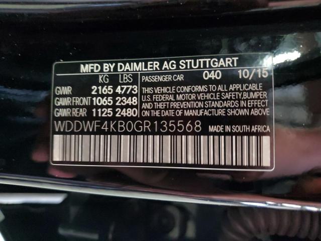2016 MERCEDES-BENZ C 300 4MAT - WDDWF4KB0GR135568