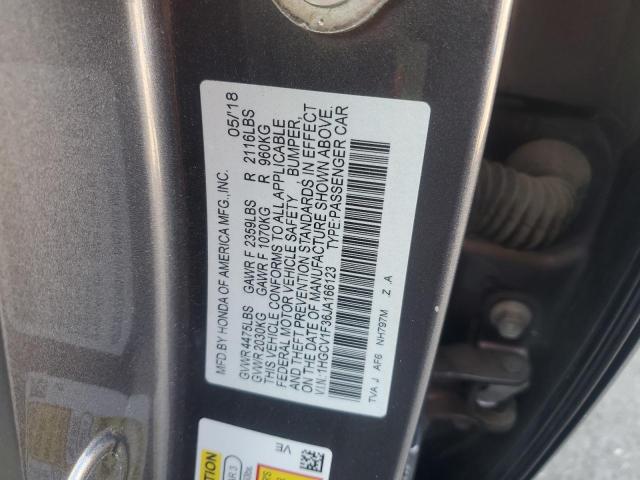 2018 HONDA ACCORD SPORT 1HGCV1F36JA166123