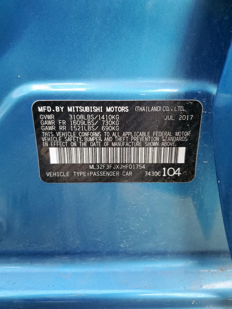 2018 MITSUBISHI MIRAGE G4 ML32F3FJXJHF01754