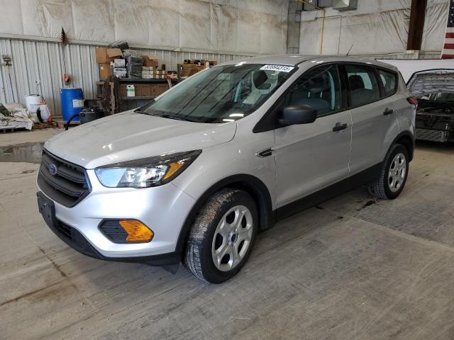 FORD ESCAPE S 2019 silver  gas 1FMCU0F72KUA92399 photo #1