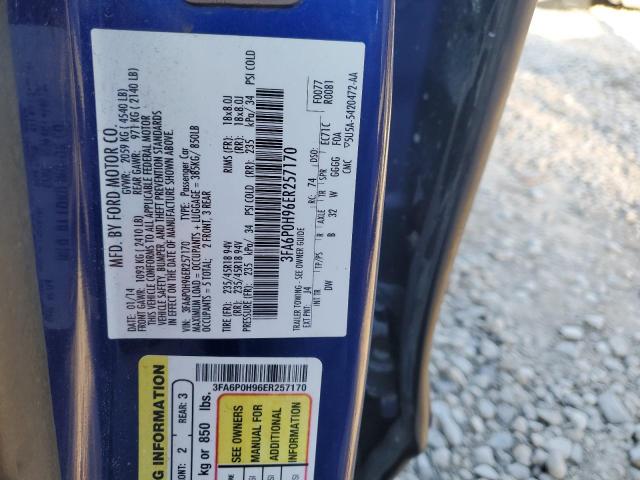 2014 FORD FUSION SE - 3FA6P0H96ER257170