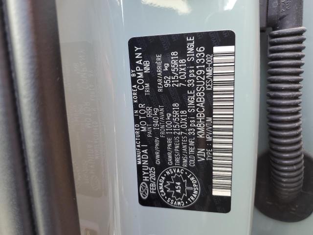 2025 HYUNDAI KONA SEL KM8HBCAB8SU291336