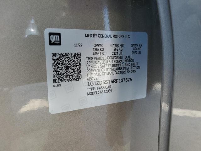 2024 CHEVROLET MALIBU LT 1G1ZD5ST6RF137575