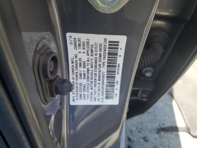2016 HONDA CIVIC LX 2HGFC2F53GH524377