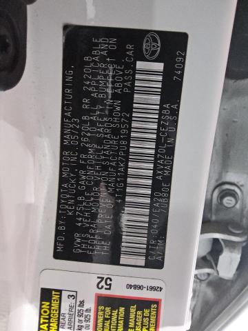 2023 TOYOTA CAMRY SE N #3283798468