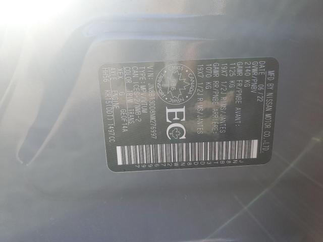 2022 NISSAN ROGUE PLAT JN8BT3DD8NW276997