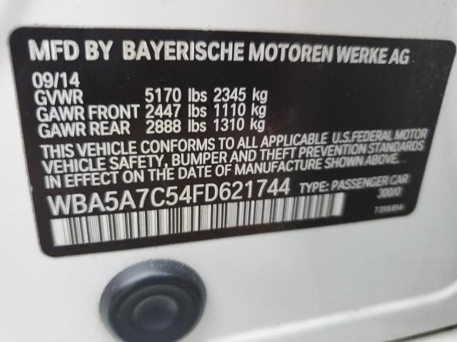 2015 BMW 528 XI WBA5A7C54FD621744