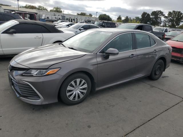 TOYOTA CAMRY LE 2022 charcoal  hybrid engine 4T1C31AK7NU587920 photo #1