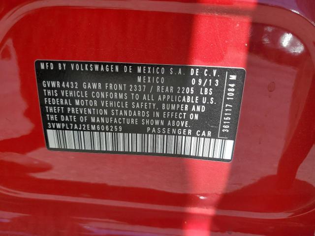 2014 VOLKSWAGEN JETTA TDI - 3VWPL7AJ2EM606259