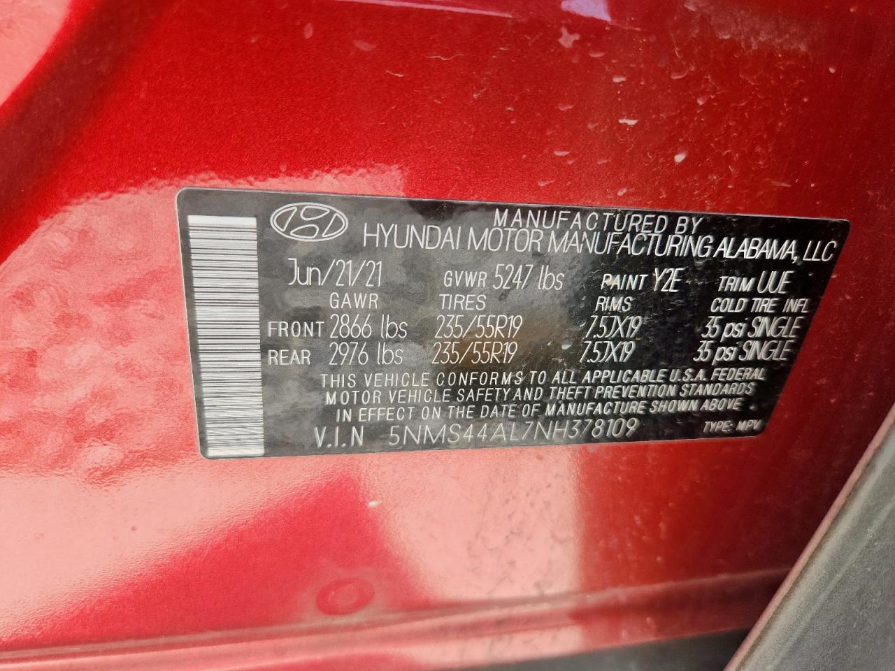 HYUNDAI SANTA FE LIMITED