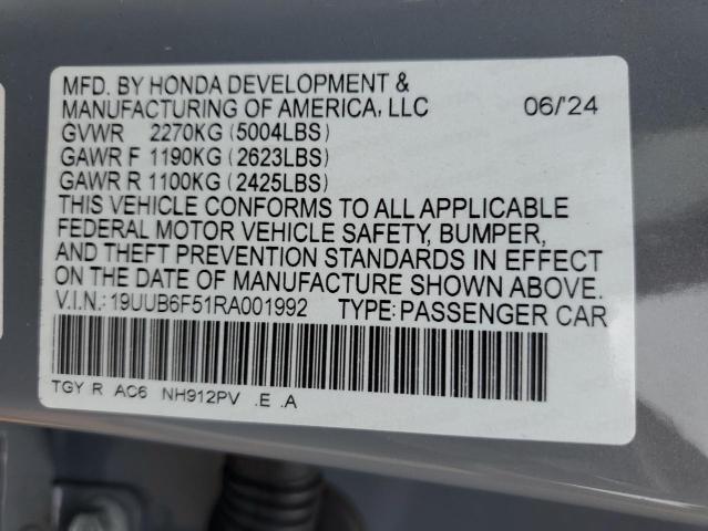 2024 ACURA TLX A-SPEC 19UUB6F51RA001992