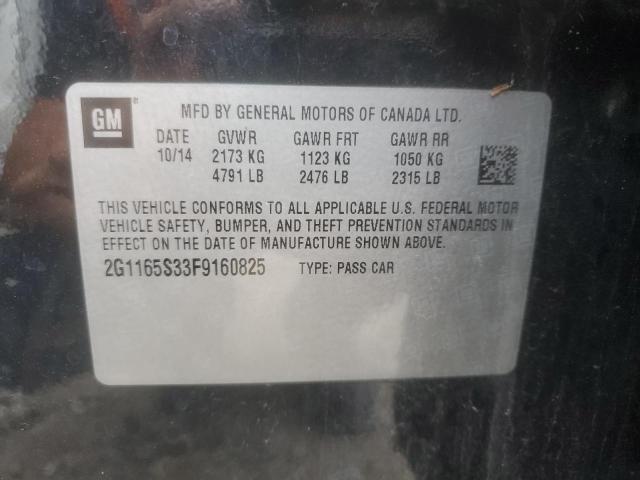 2015 CHEVROLET IMPALA LTZ 2G1165S33F9160825