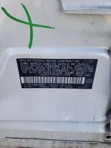 2021 LEXUS IS 300 JTHAA1D21M5111098