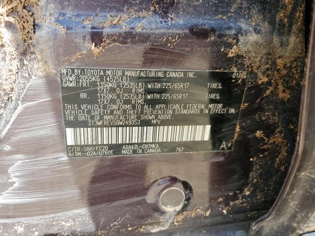 2016 TOYOTA RAV4 XLE - 2T3WFREV5GW249353