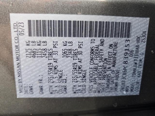 2023 NISSAN ROGUE SL - 5N1BT3CB6PC839153