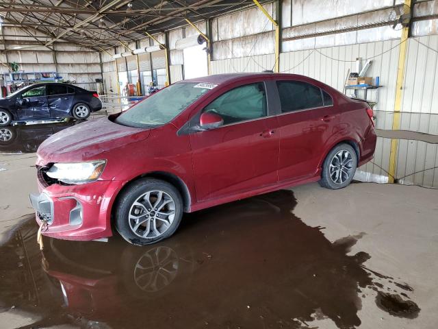 CHEVROLET SONIC LT 2018 maroon  gas 1G1JD5SH6J4134751 photo #1