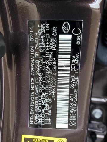2015 LEXUS ES 350 JTHBK1GG9F2156089
