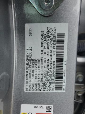 2023 HONDA CIVIC EXL 19XFL1H74PE005034