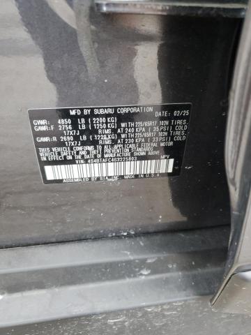 2025 SUBARU OUTBACK PR 4S4BTAFC4S3225803
